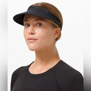 EUC - Lululemon Fast Paced Visor - Camo Deep Coal Multi